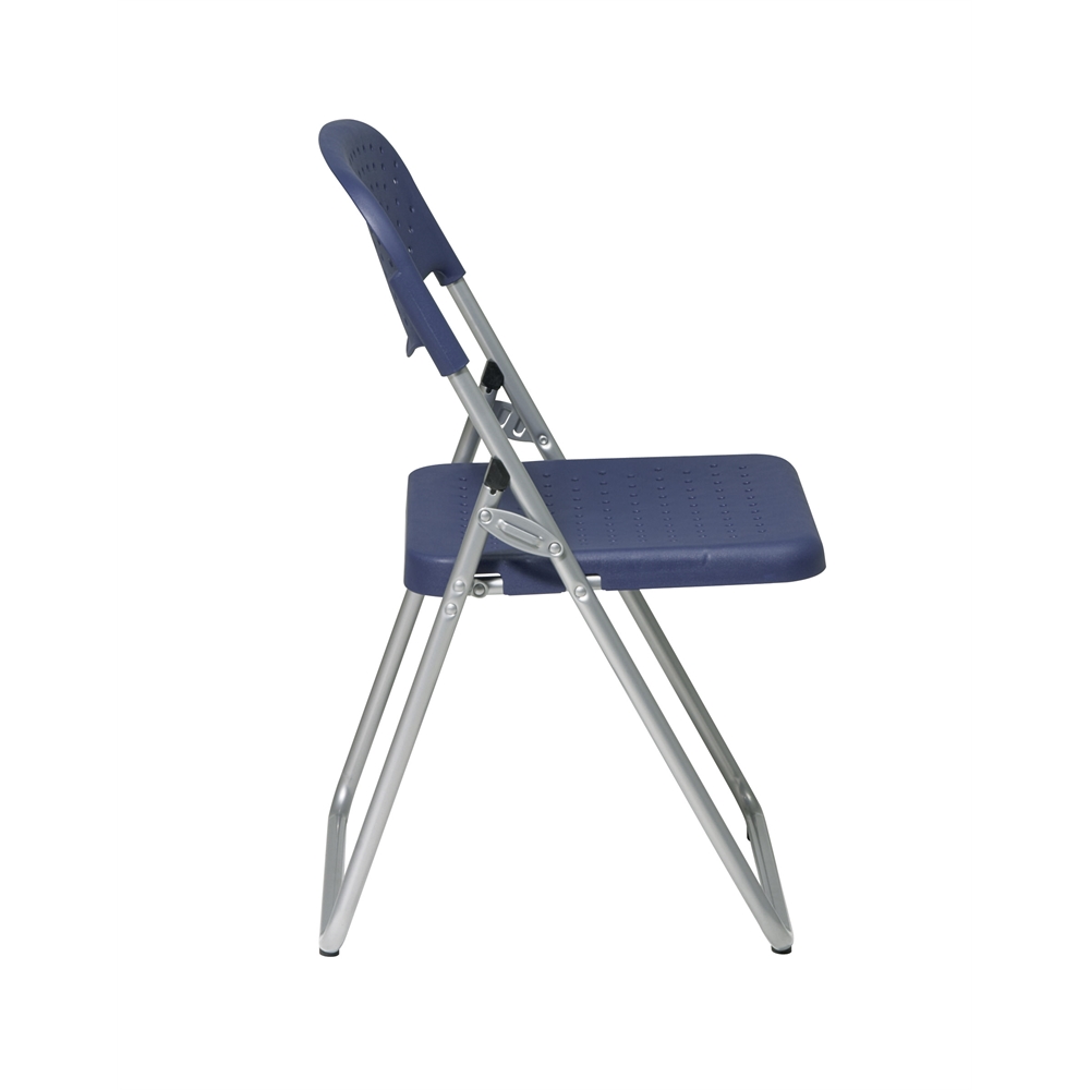 Folding Chair with Plastic Seat and Back