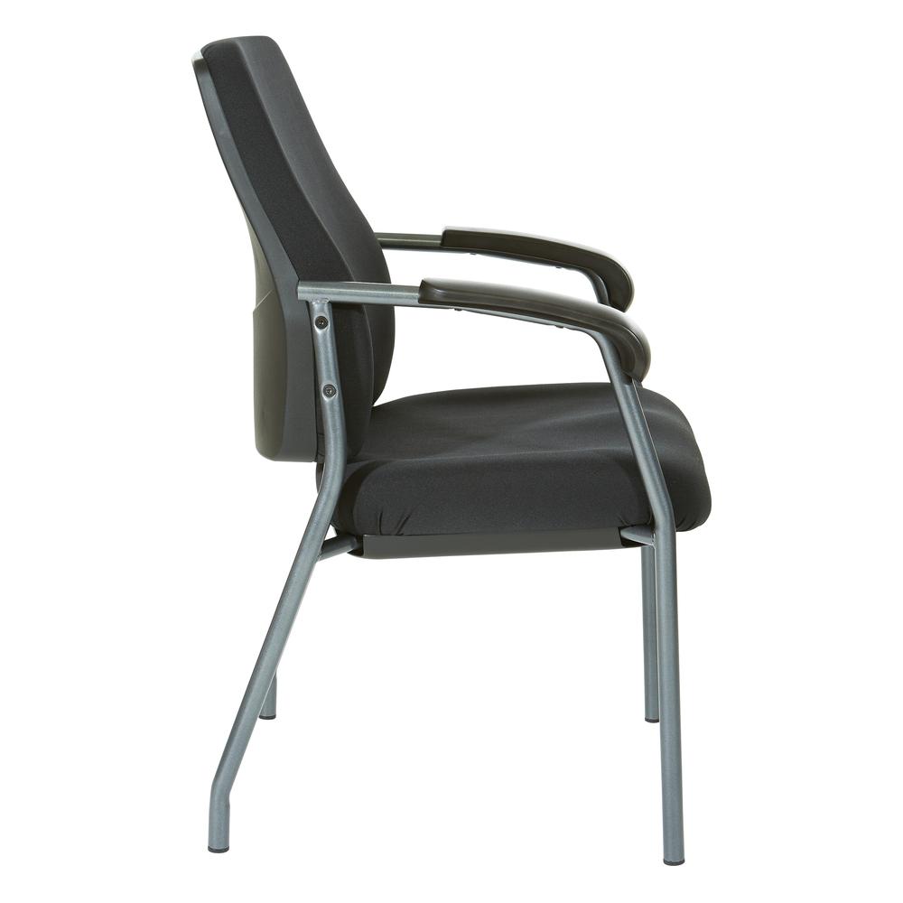High Back Guest Chair Titanium Frame