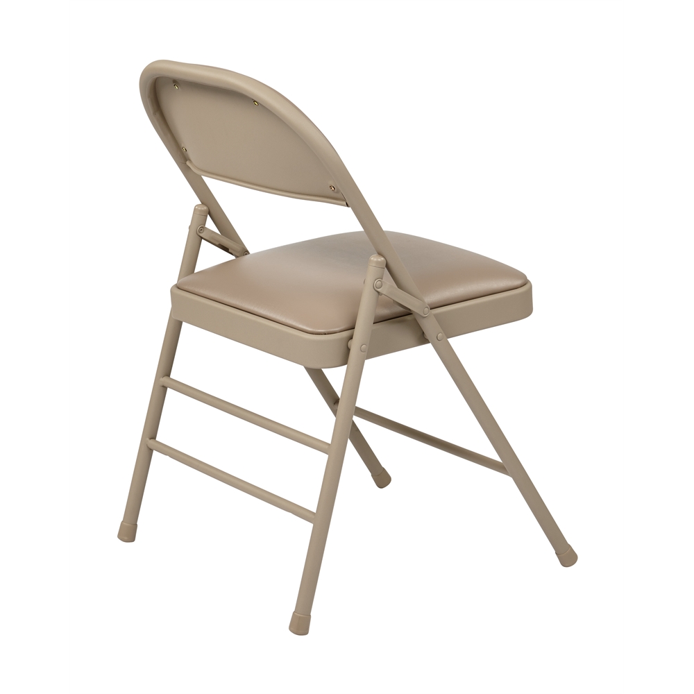 Folding Chair with Vinyl Seat and Back