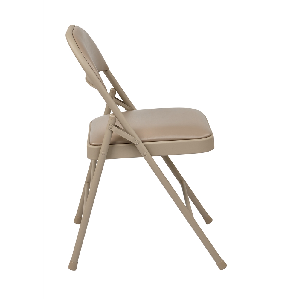 Folding Chair with Vinyl Seat and Back