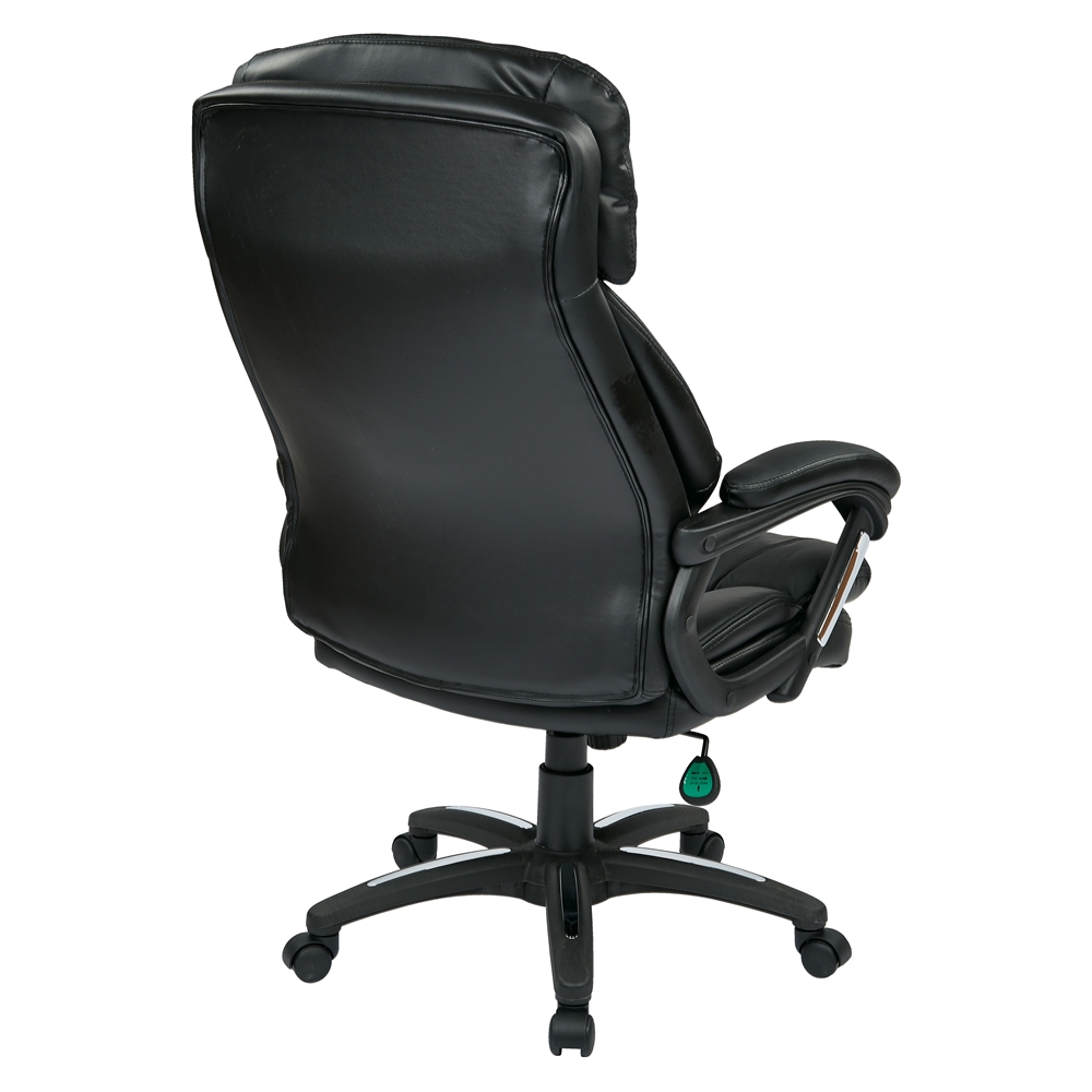 Oversized Faux Leather Executive Chair