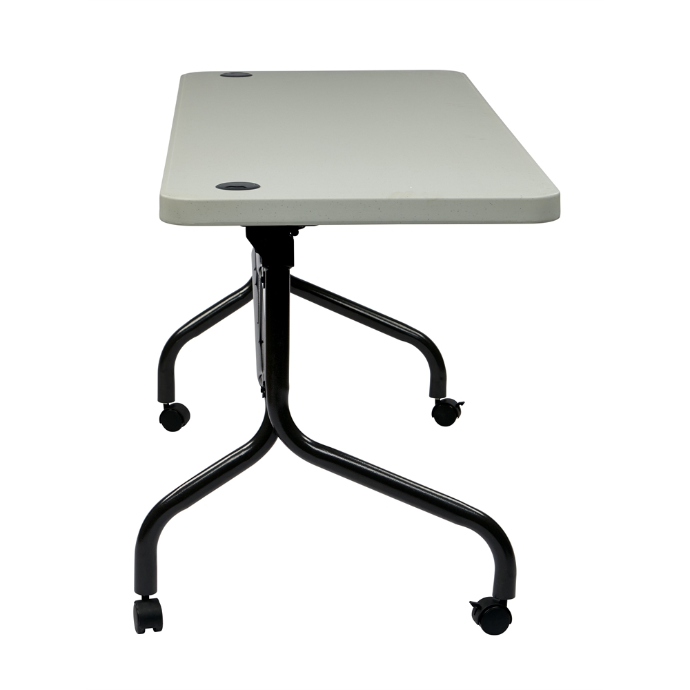 5’ Resin Multi Purpose Flip Table with Locking Casters