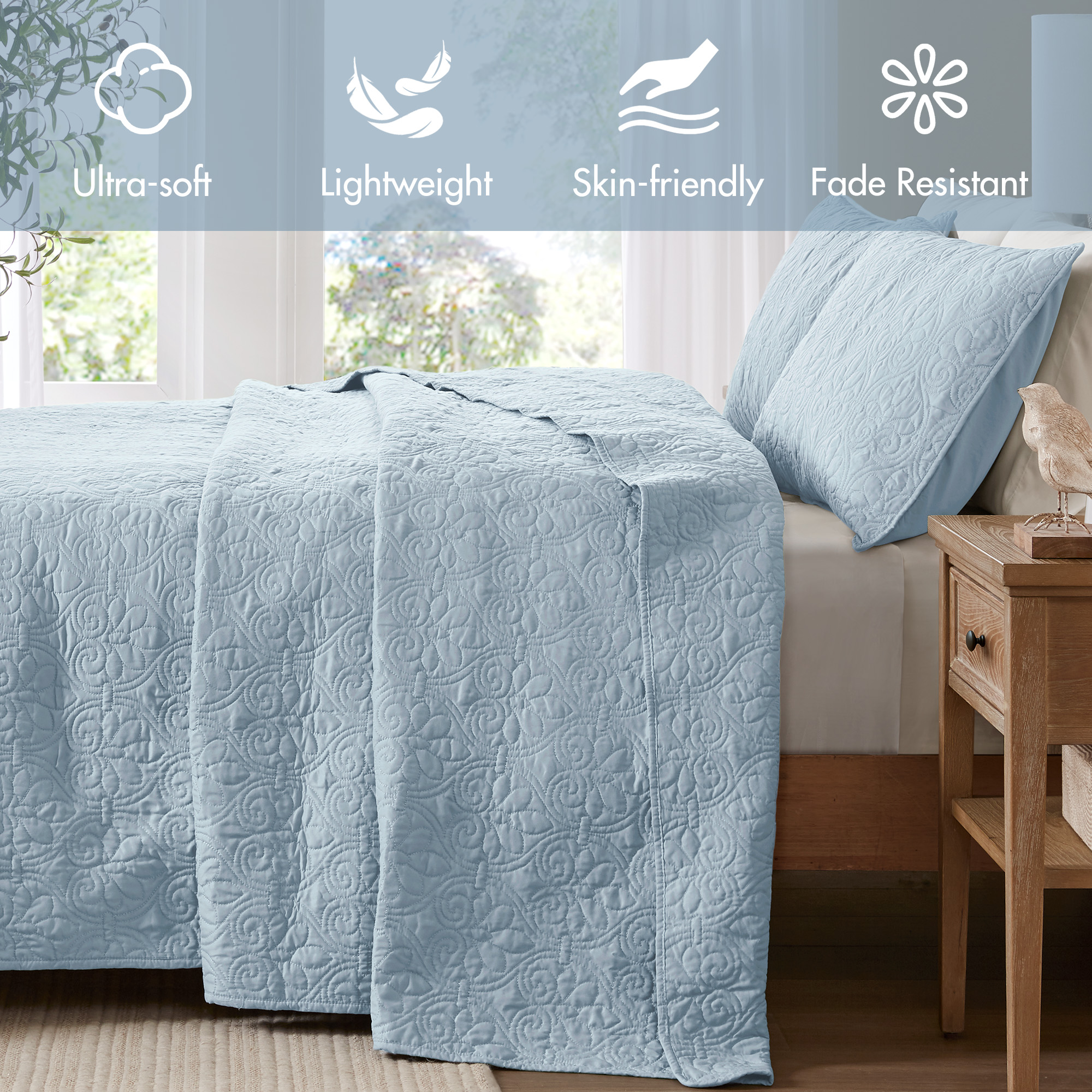 Quebec Reversible Bedspread Set