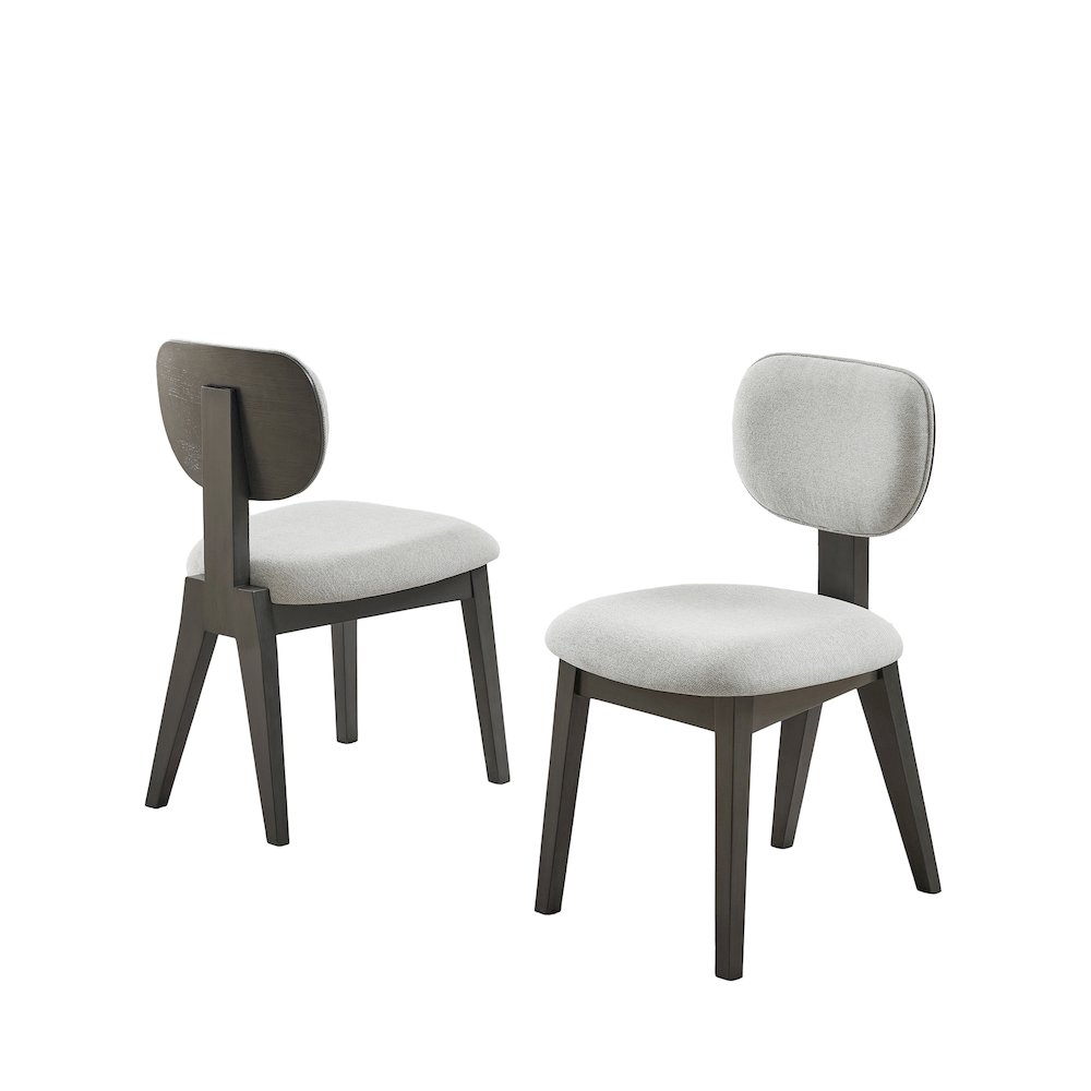Valencia 5-Piece 54″ Round White Faux Marble Dining Set