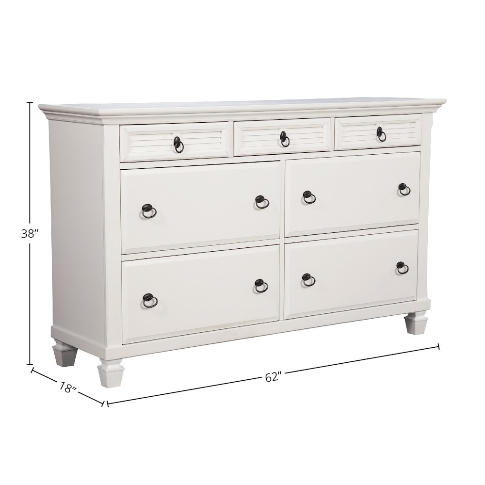 Winchester 7 Drawer Dresser