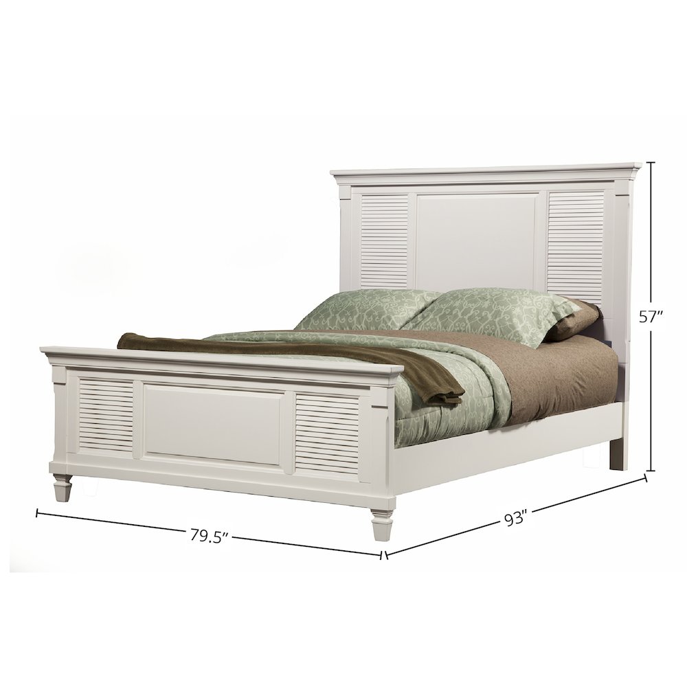 Winchester California King Shutter Panel Bed
