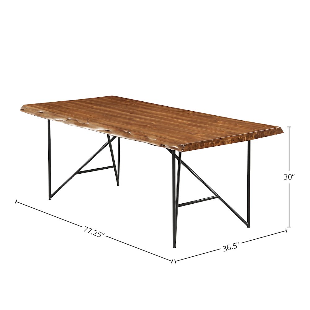 Live Edge Solid Wood Dining Table