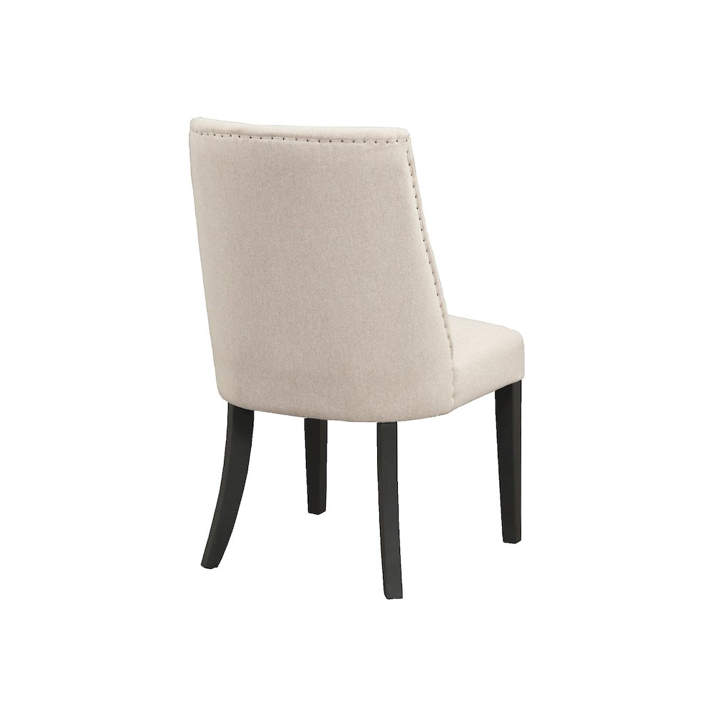 Live Edge Set of 2 Upholstered Parson Chairs