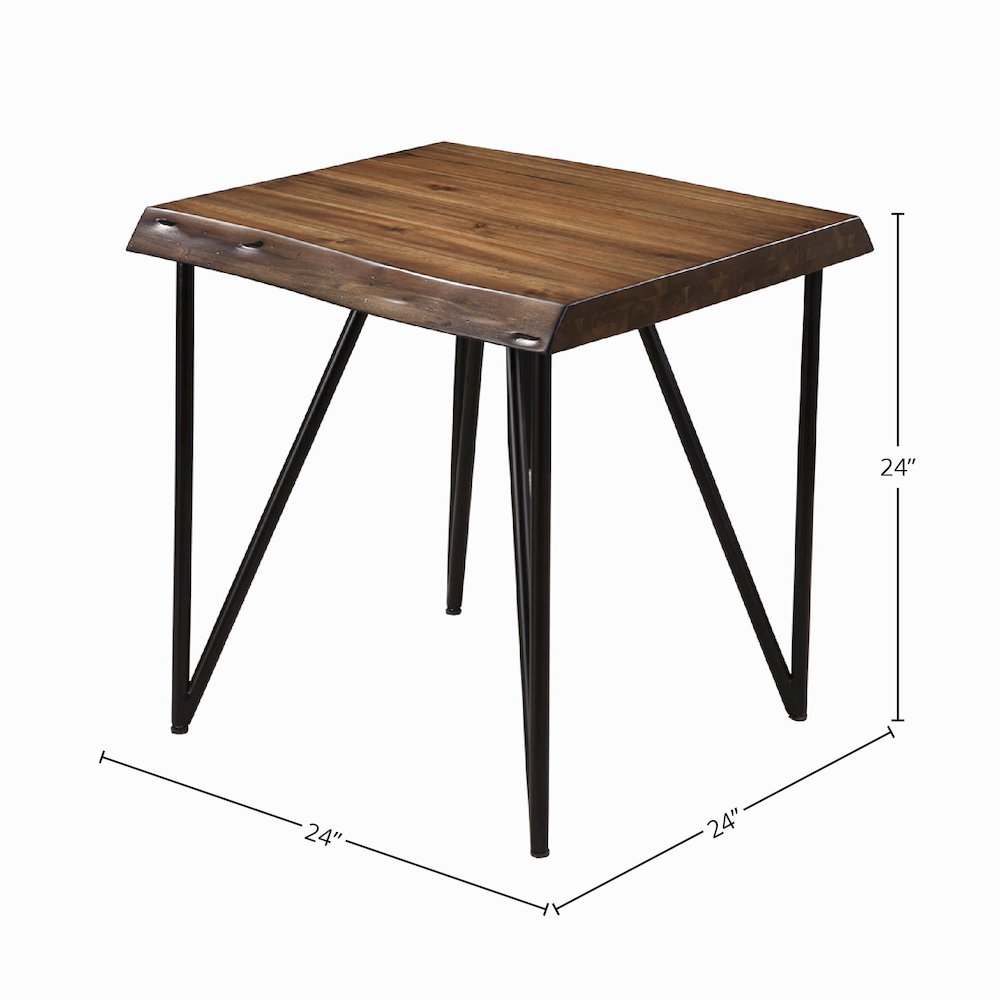 Live Edge End/Lamp Table