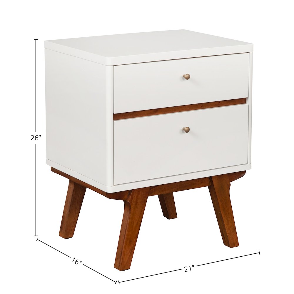 Dakota Two Drawer Nightstand
