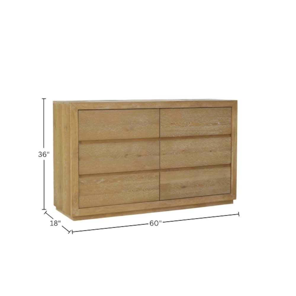 Harper Six Drawer Dresser