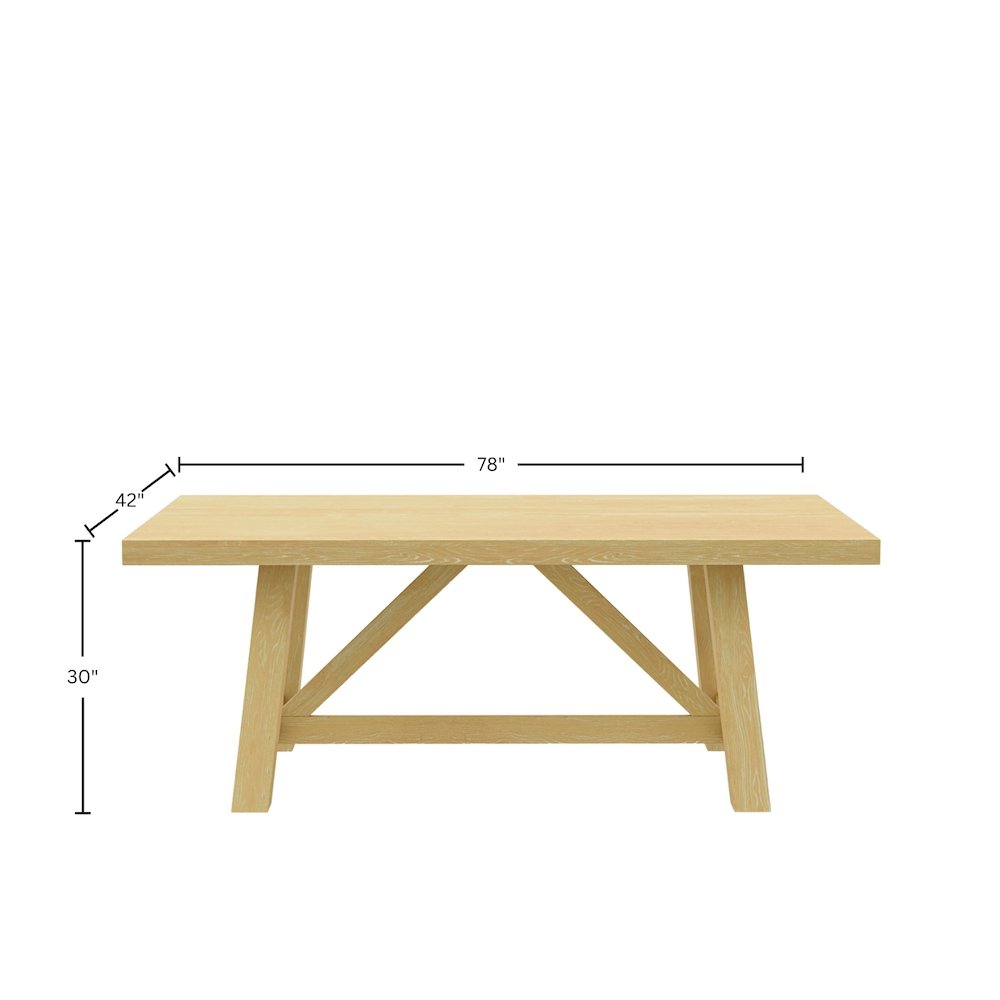 Eleanor Trestle Dining Table