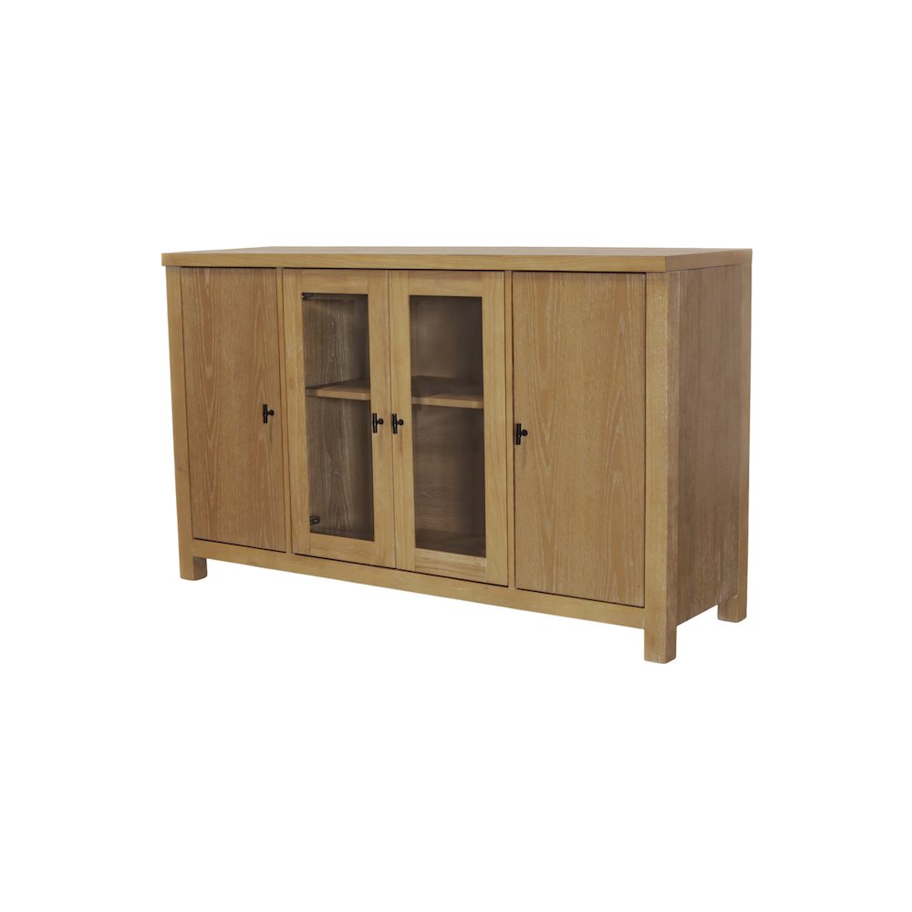 Eleanor Glass & Wood Sideboard