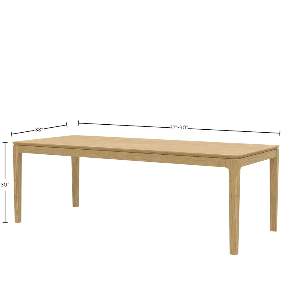 Cove Rectangular Extension Dining Table