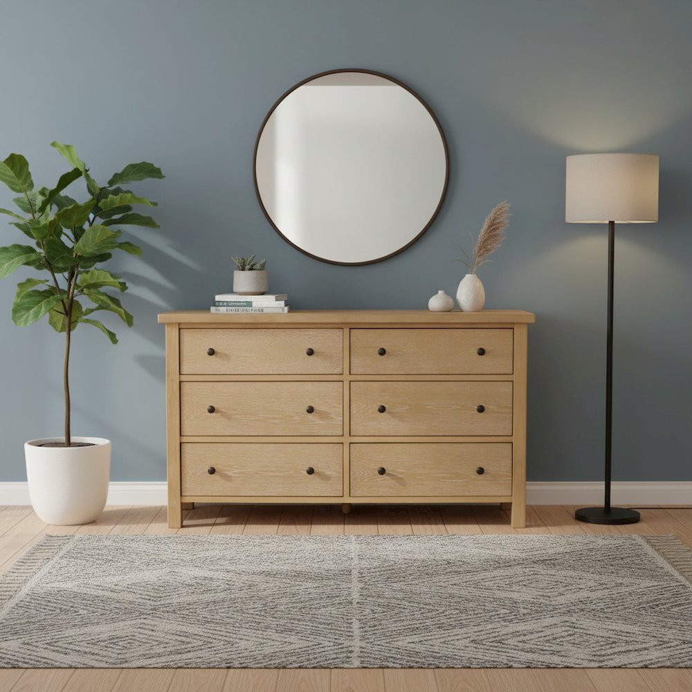 Emilia Six Drawer Dresser