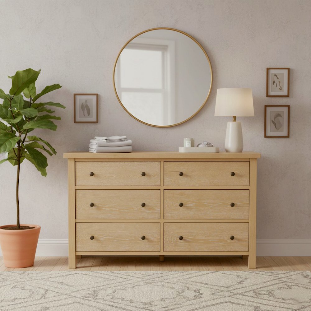 Emilia Six Drawer Dresser