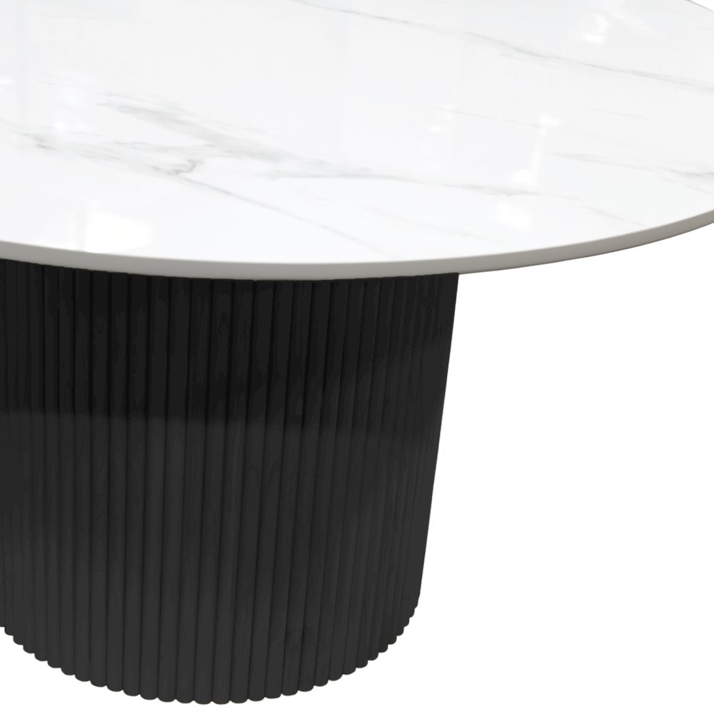 Reba Quartz Top Round Dining Table