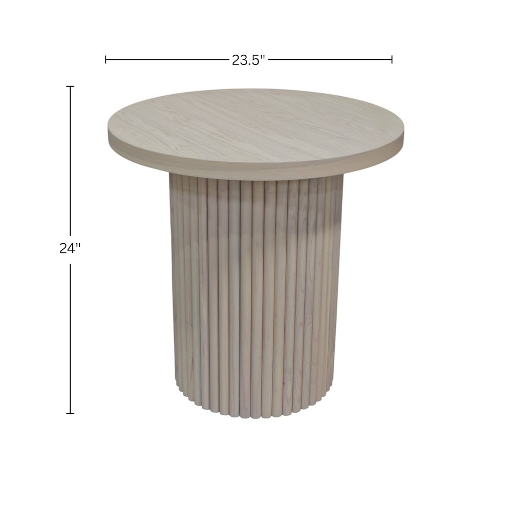 Reba Round End Table