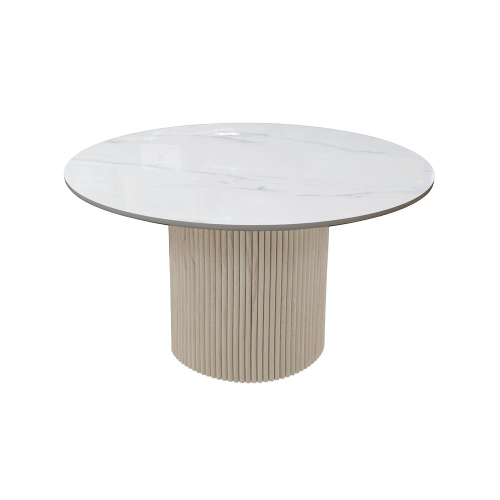 Reba Quartz Top Round Dining Table