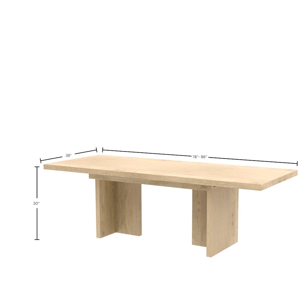 Donte Self Storage Extension Dining Table