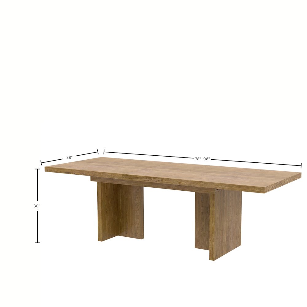 Donte Self Storage Extension Dining Table