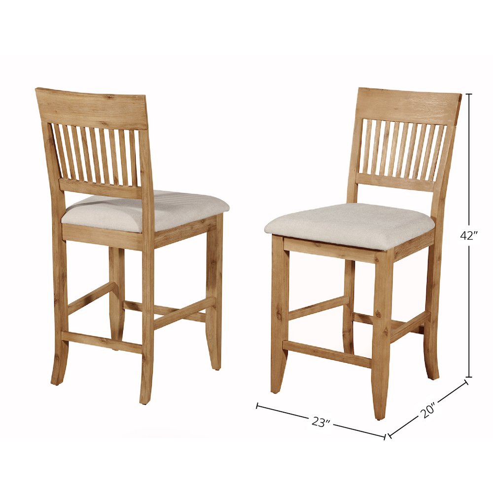 Aspen Set of 2 Pub Chairs