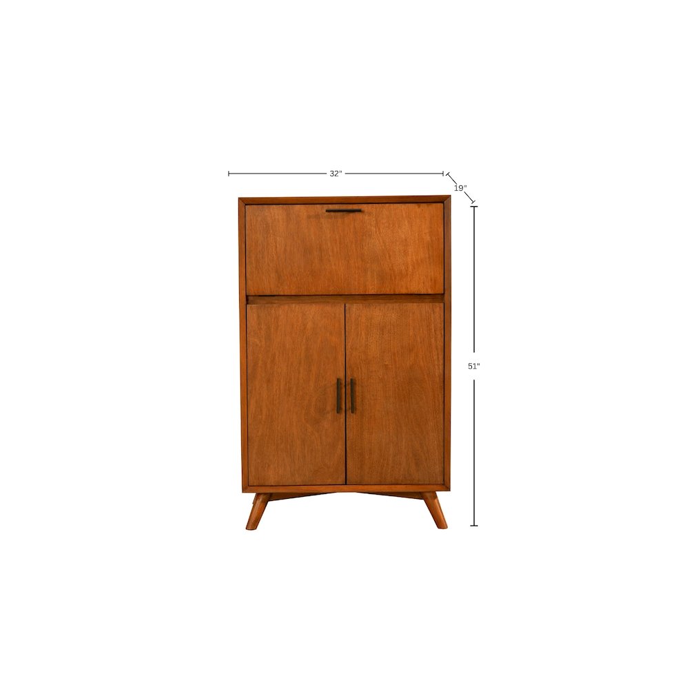 Flynn Large Bar Cabinet w/Drop Down Tray