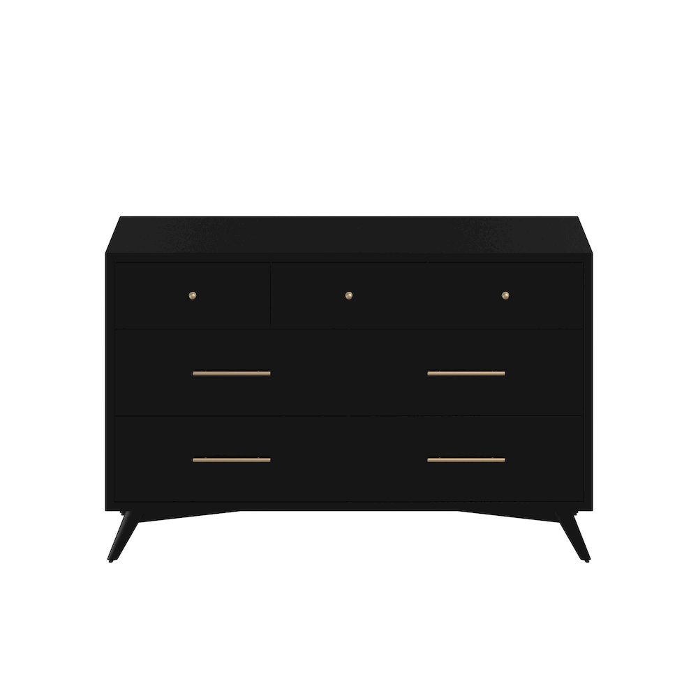 Flynn Mid Century Modern 7 Drawer Dresser