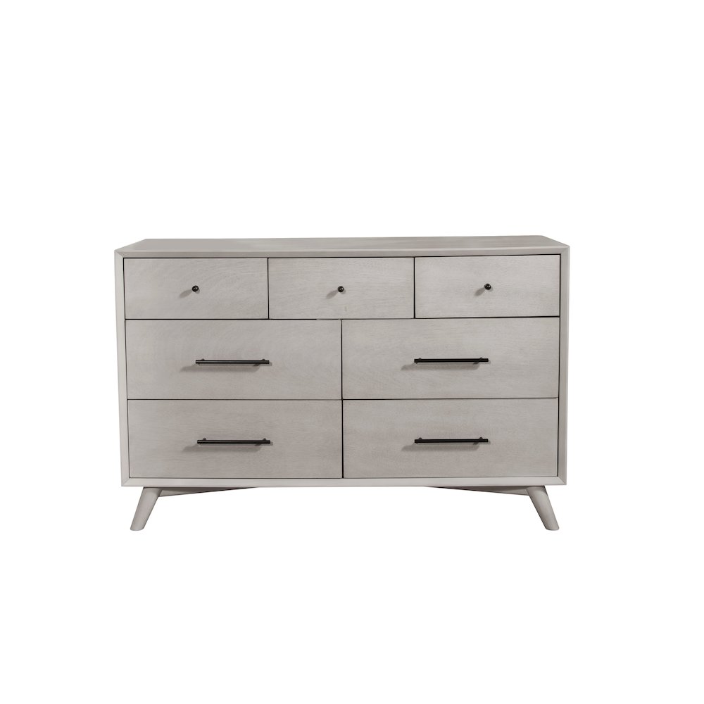 Flynn Mid Century Modern 7 Drawer Dresser