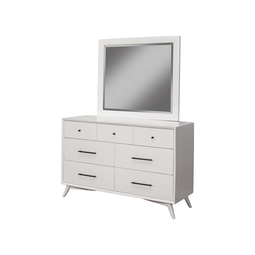 Flynn Mid Century Modern 7 Drawer Dresser