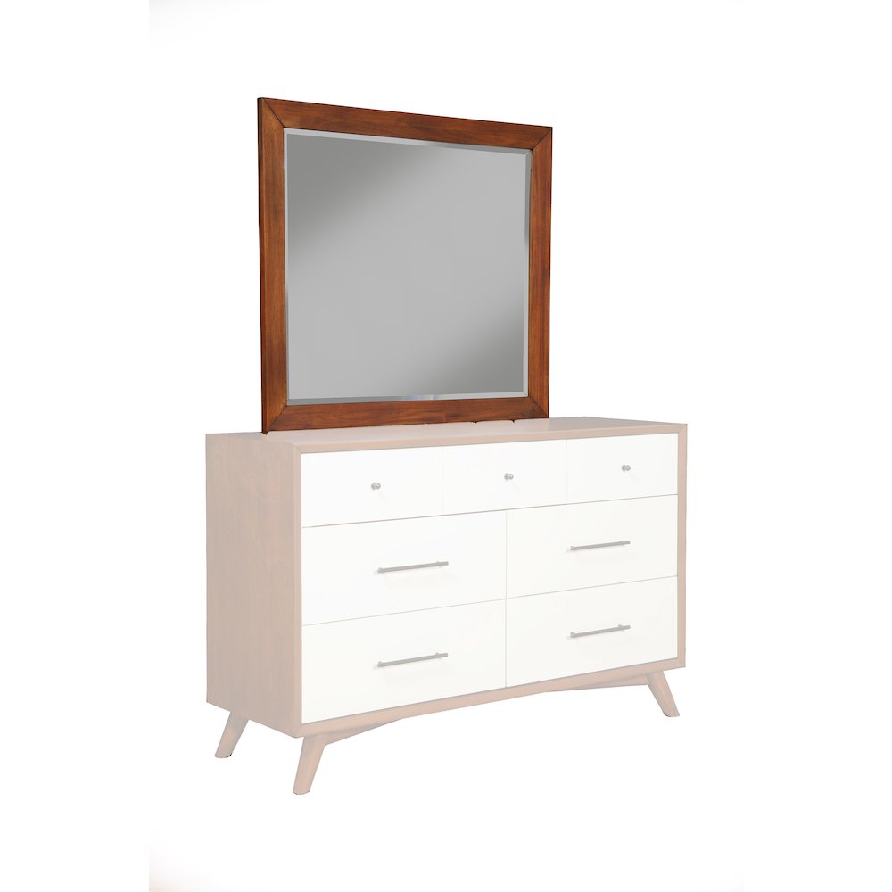 Flynn Mid Century Modern Two Tone Mirror