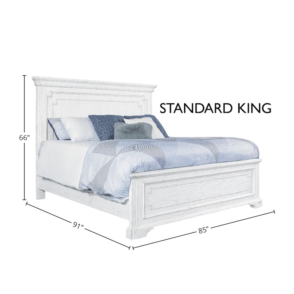 Clara Standard King Panel Bed