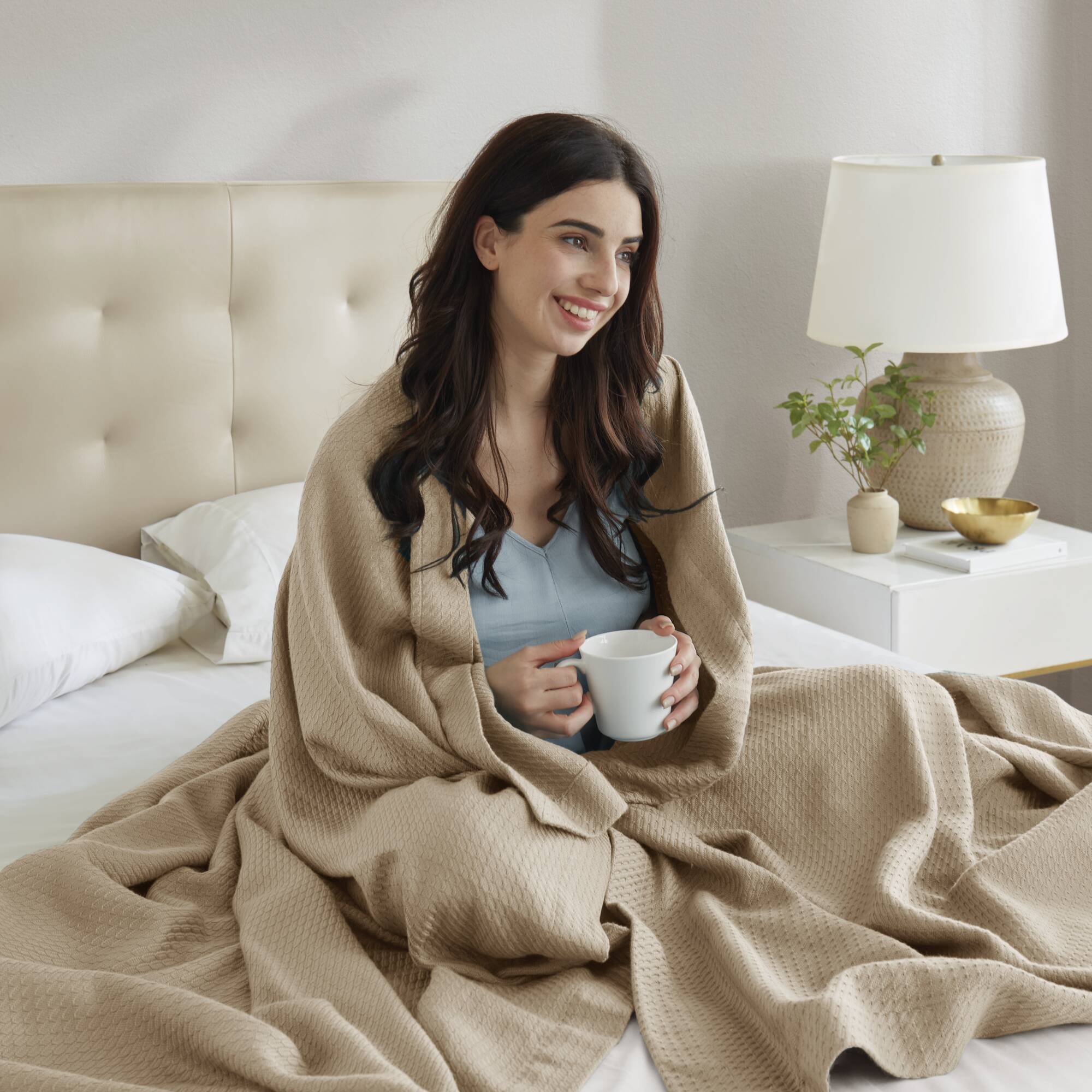 100% Certified Egyptian Cotton Blanket