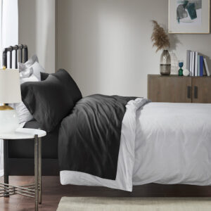 1500 Thread Count Cotton Blend 4 PC Sheet Set from Madison Park in  Black. 1500 Thread Count Cotton Blend 4 PC Sheet Set from Madison Park in  Black. 1500 Thread Count Cotton Blend 4 PC Sheet Set from Madison Park in  Black. 1500 Thread Count Cotton Blend 4 PC Sheet Set from Madison Park in  Black. 1500 Thread Count Cotton Blend 4 PC Sheet Set from Madison Park in  Black.