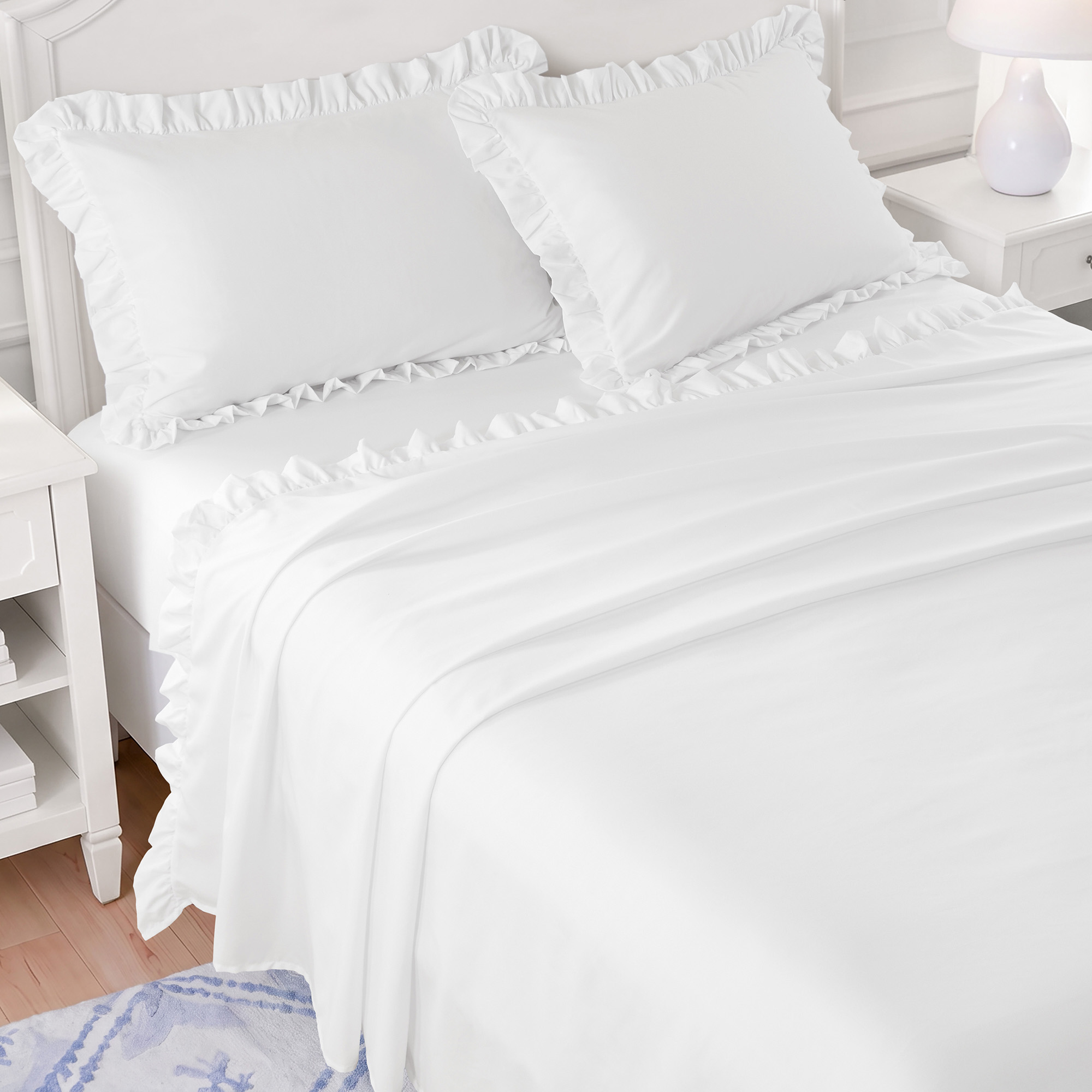 Microfiber Ruffle Sheets
