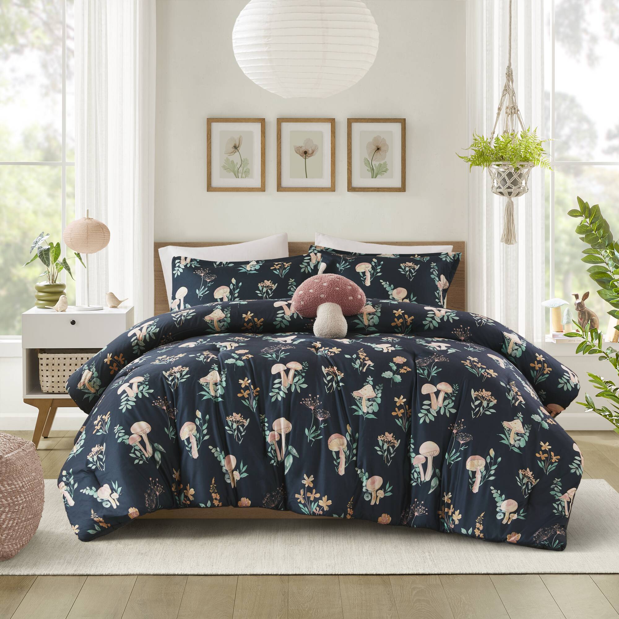 Gwen Mushroom Garden Comforter Set