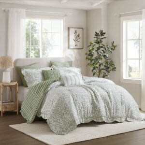 Darcy 5 Piece Print Comforter Set from Madison Park in  Sage Green. Darcy 5 Piece Print Comforter Set from Madison Park in  Sage Green. Darcy 5 Piece Print Comforter Set from Madison Park in  Sage Green. Darcy 5 Piece Print Comforter Set from Madison Park in  Sage Green. Darcy 5 Piece Print Comforter Set from Madison Park in  Sage Green.