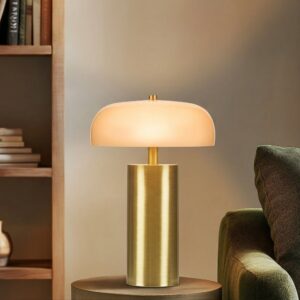 Nilo Table Lamp with Opaque Glass Shade from INK+IVY in  Gold. Nilo Table Lamp with Opaque Glass Shade from INK+IVY in  Gold. Nilo Table Lamp with Opaque Glass Shade from INK+IVY in  Gold. Nilo Table Lamp with Opaque Glass Shade from INK+IVY in  Gold. Nilo Table Lamp with Opaque Glass Shade from INK+IVY in  Gold.
