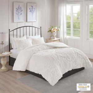 Viola 3 Piece Tufted Cotton Chenille Damask Comforter Set from Madison Park in  Off-White. Viola 3 Piece Tufted Cotton Chenille Damask Comforter Set from Madison Park in  Off-White. Viola 3 Piece Tufted Cotton Chenille Damask Comforter Set from Madison Park in  Off-White. Viola 3 Piece Tufted Cotton Chenille Damask Comforter Set from Madison Park in  Off-White. Viola 3 Piece Tufted Cotton Chenille Damask Comforter Set from Madison Park in  Off-White.