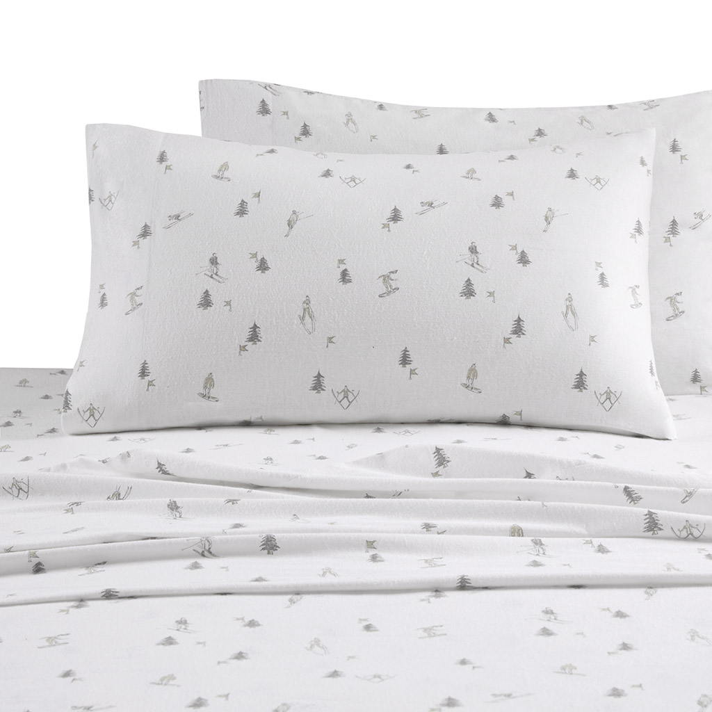 Cozy Cotton Flannel Printed Sheet Set