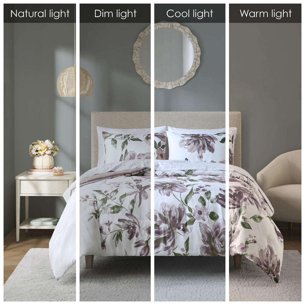 Alice Floral Comforter Set with Bed Sheets