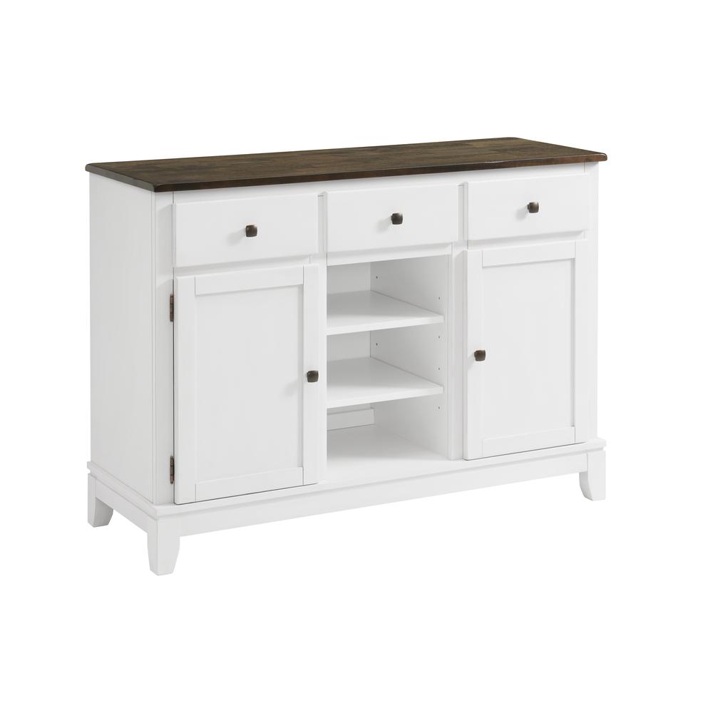 50″ Wine Server in Gray & White