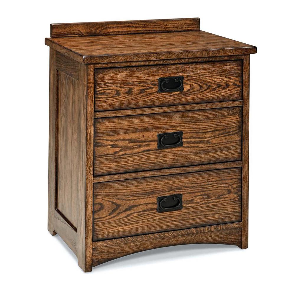 3 Drawer Nightstand in Mission