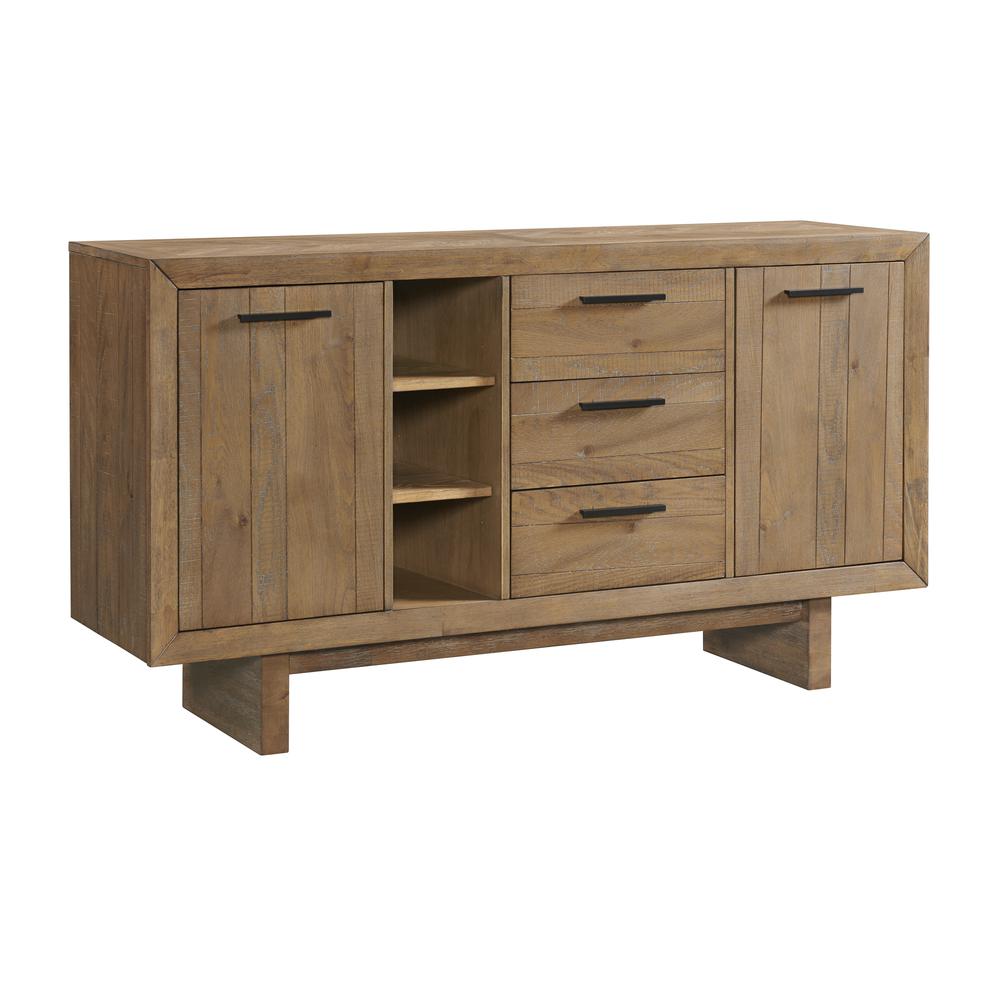 66″ Sideboard in Weathered Oak