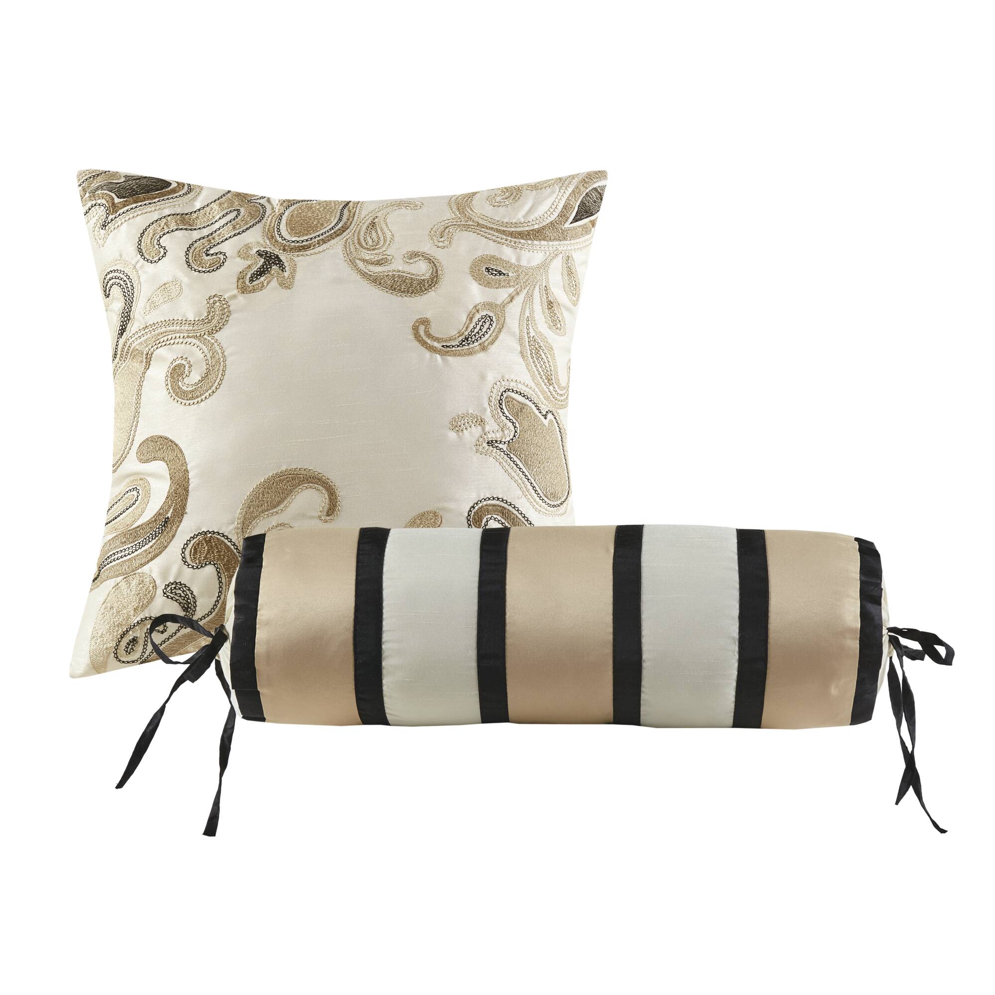 Aubrey 12 Piece Comforter Set with Cotton Bed Sheets