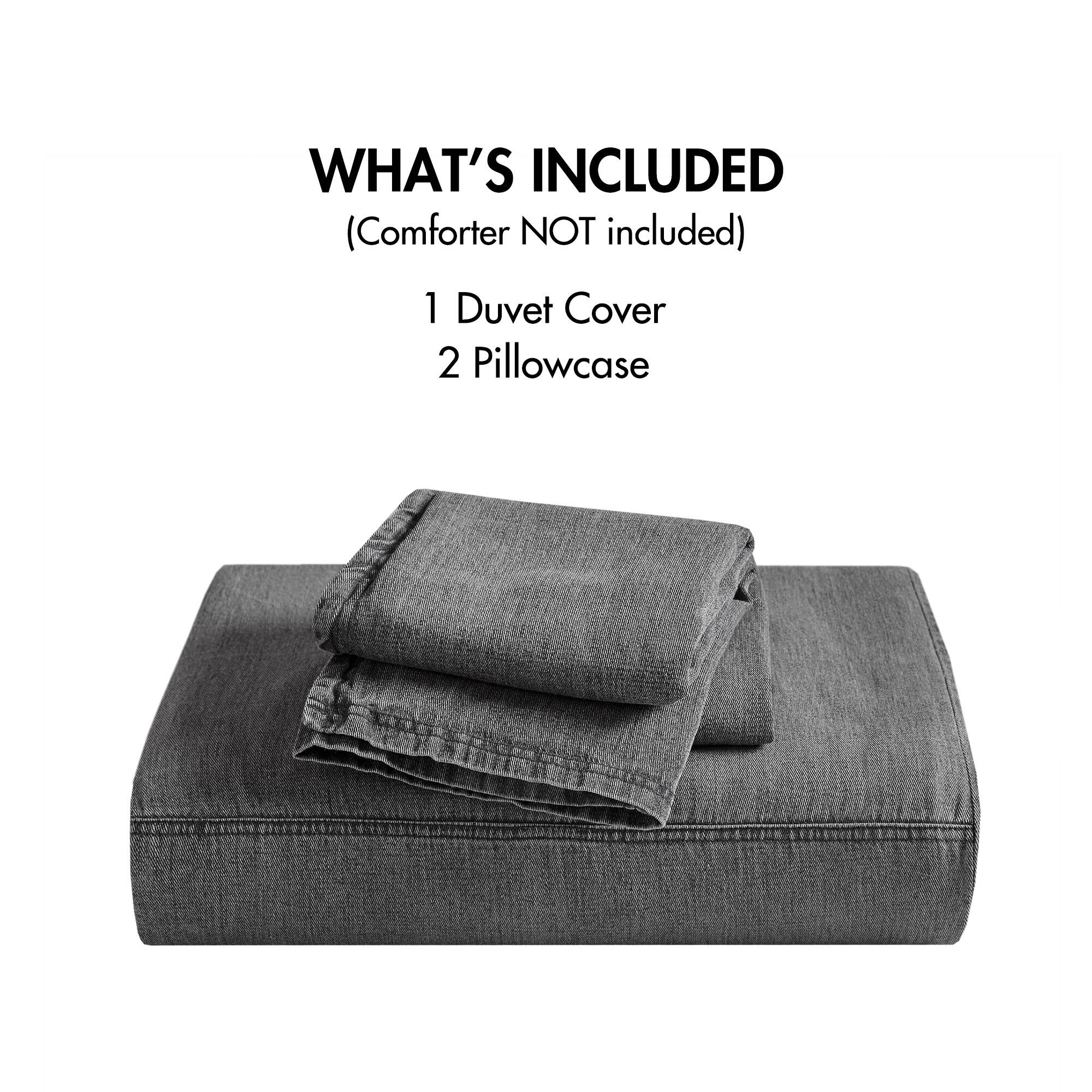 Mckenzie Cotton Twill Washed Duvet Set