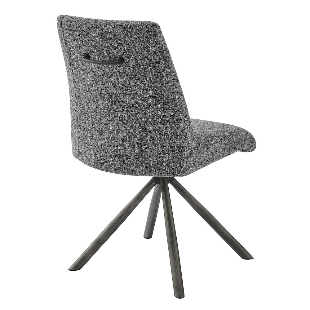 Viona Chenille Swivel Dining Side Chair (Seat)