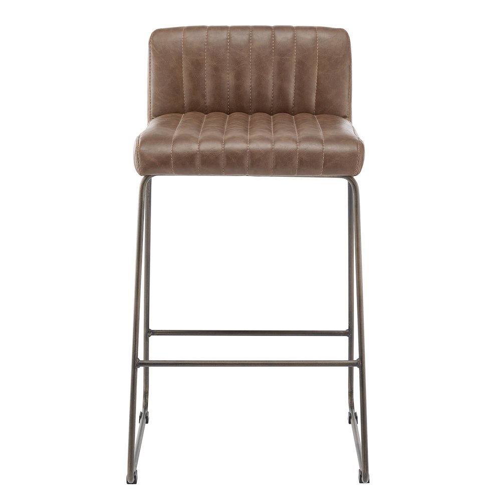 Raoul KD Faux Leather Counter Stool
