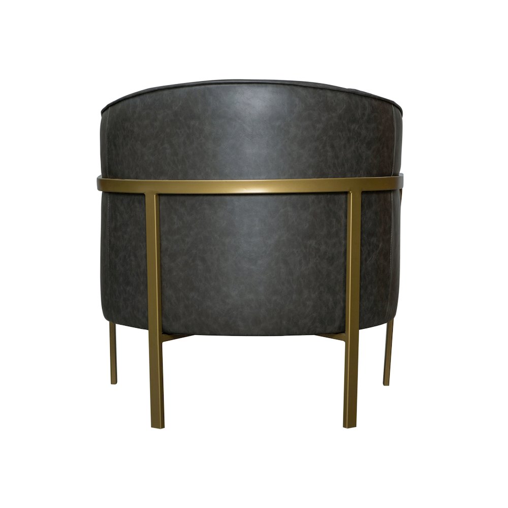 Harrod Faux Leather Accent Chair