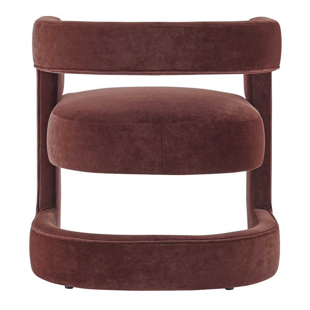 Althea Velvet Accent Arm Chair